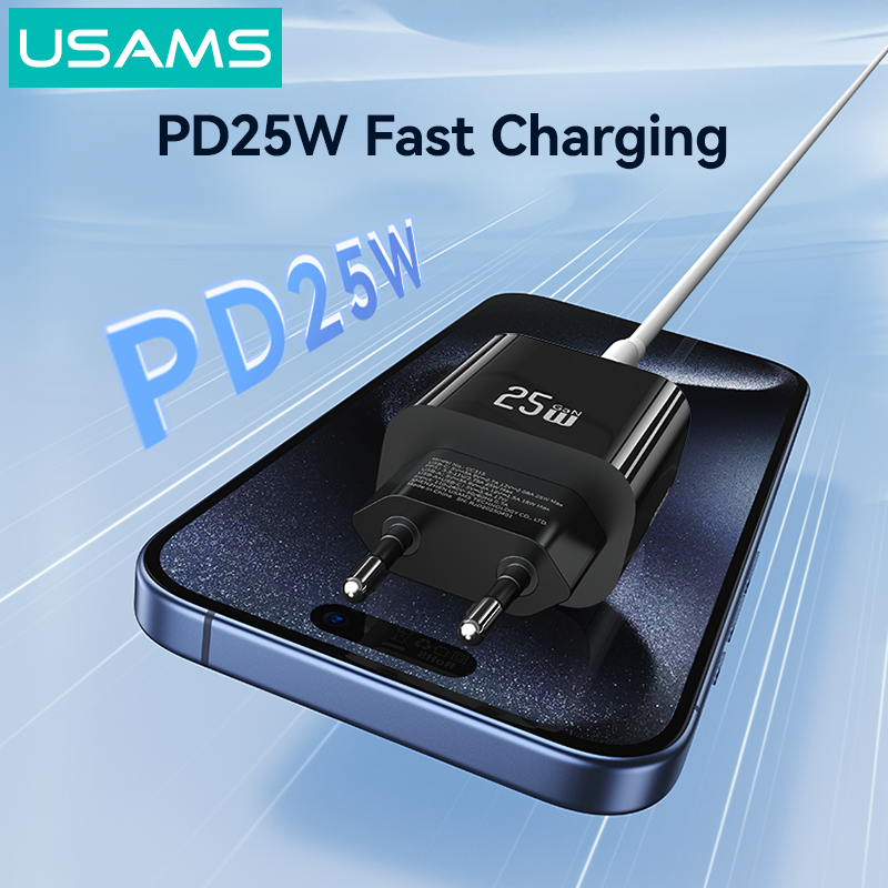 Chargeur rapide double port CC315 T65 25W A+C (UE) – Image 5