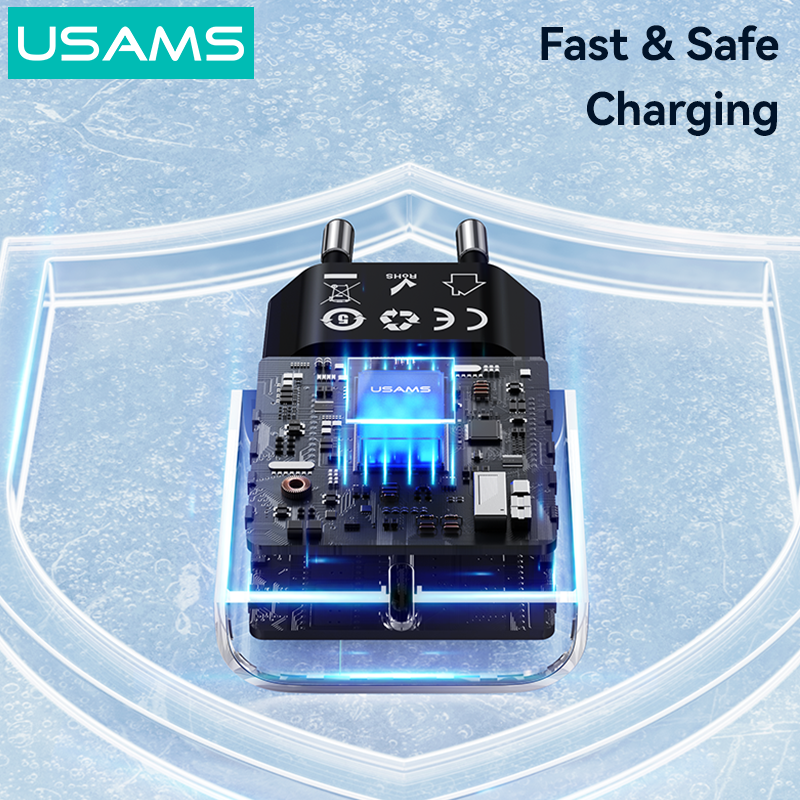 Chargeur rapide double port CC315 T65 25W A+C (UE) – Image 9