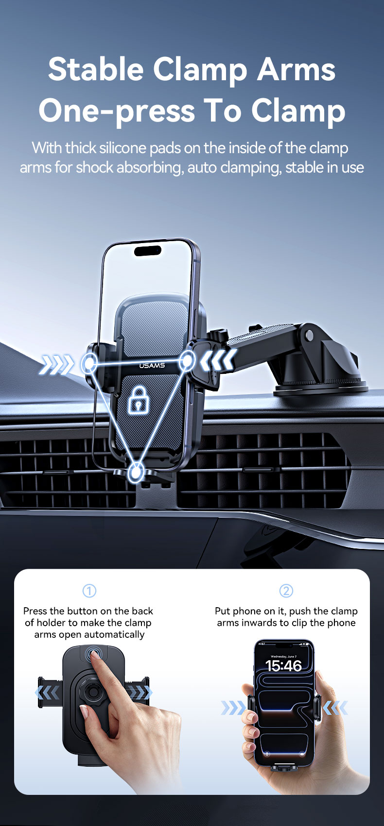 ZJ086 Support magnétique à ventouse pour téléphone – Image 8