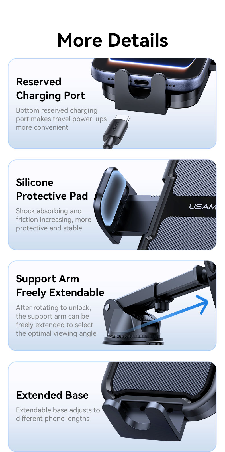 ZJ086 Support magnétique à ventouse pour téléphone – Image 9